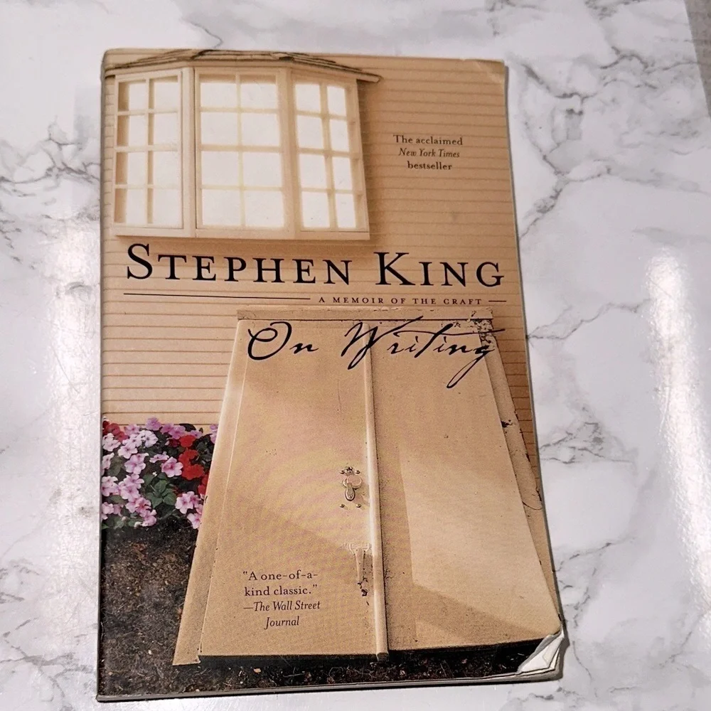 Stephen King writing paperback